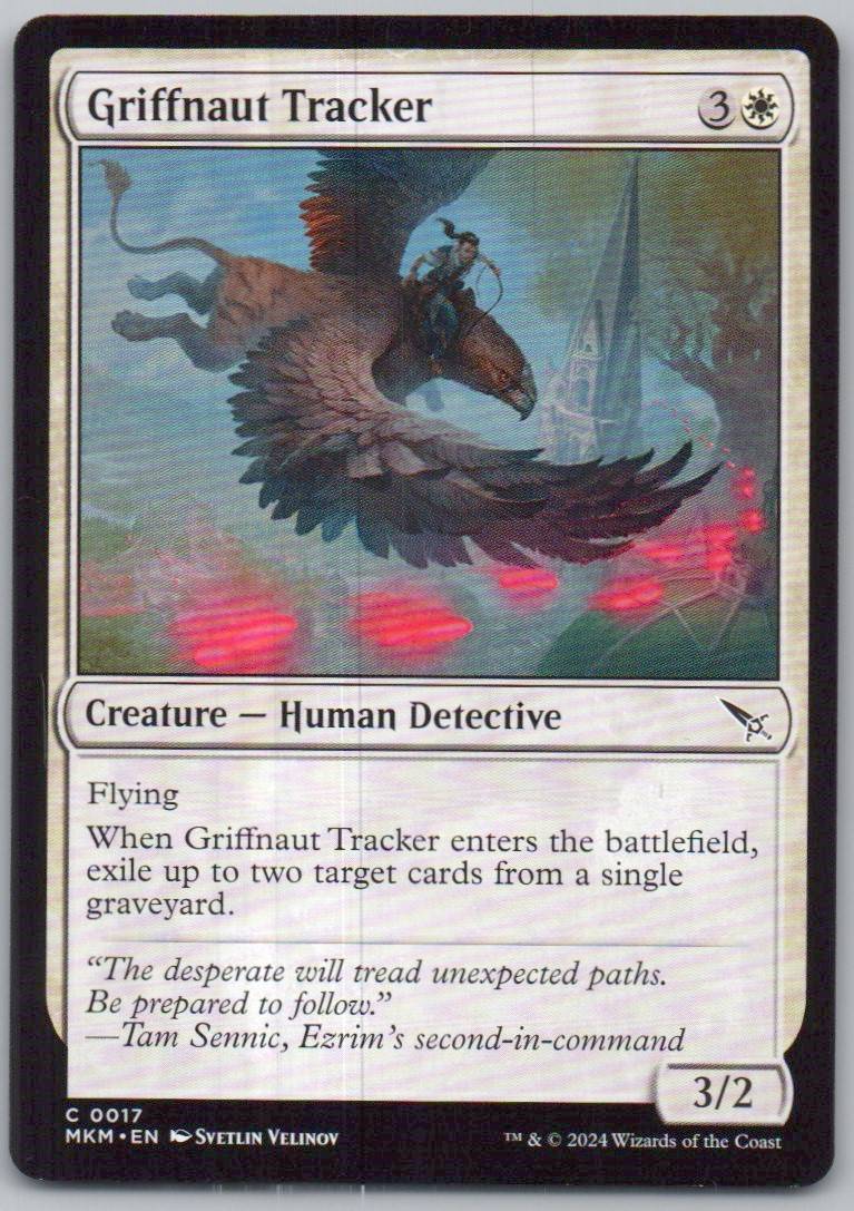 Griffnaut Tracker 17 0 Creature Card - Murders at Karlov Manor