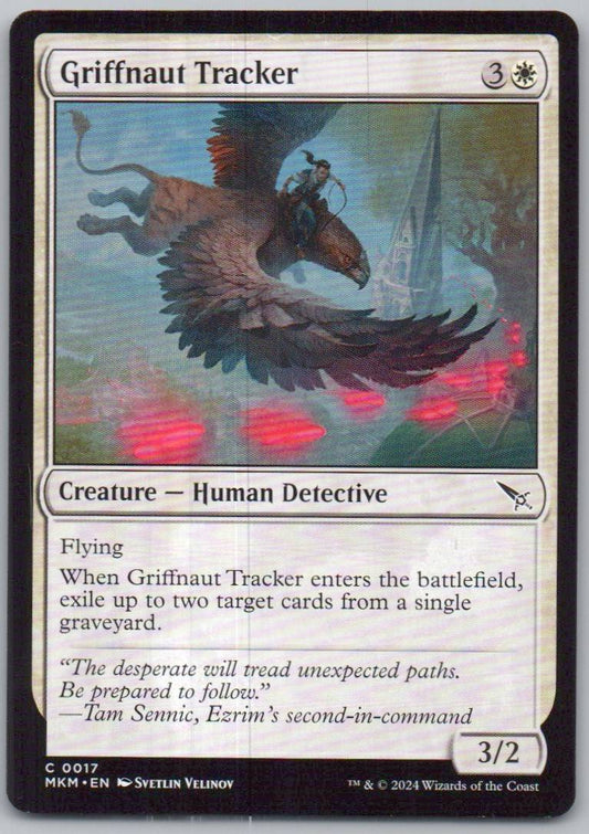 Griffnaut Tracker 17 0 Creature Card - Murders at Karlov Manor
