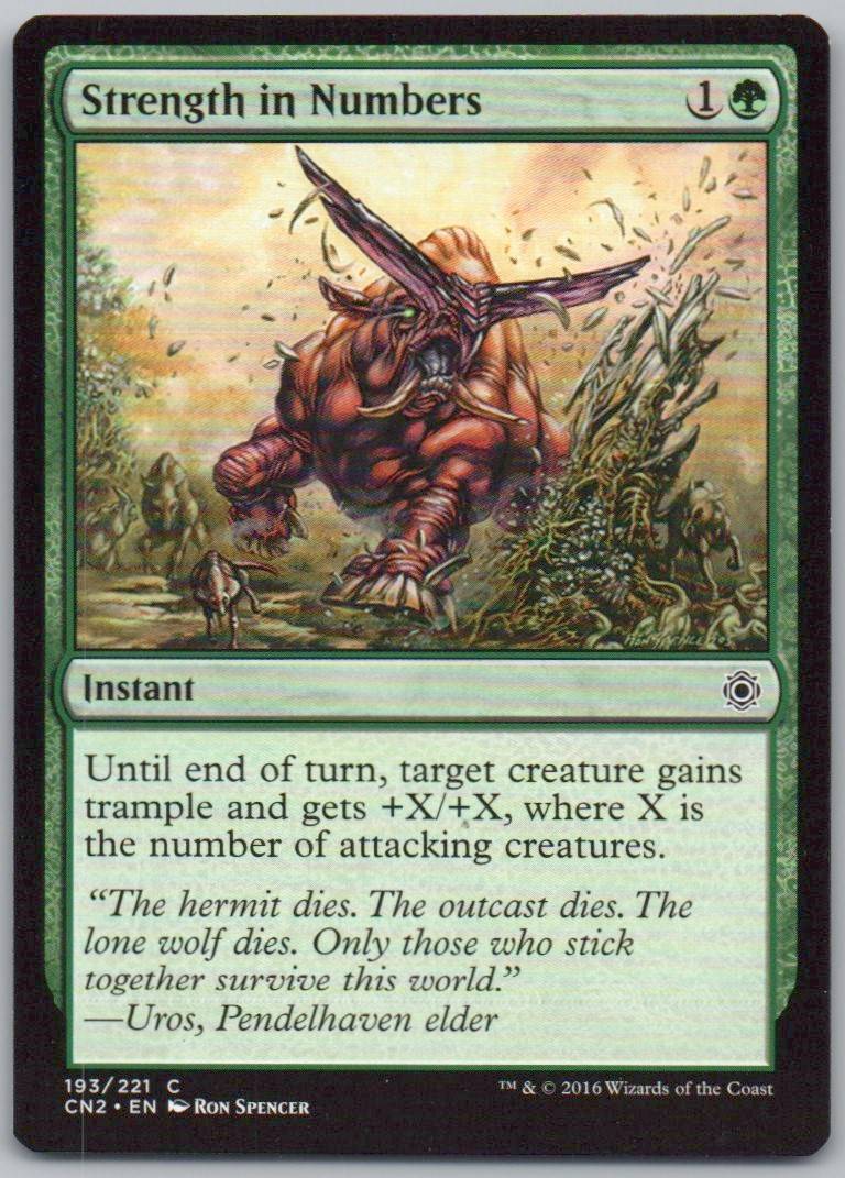 Strength in Numbers 193 Normal Instant Card - Conspiracy: Take the Crown