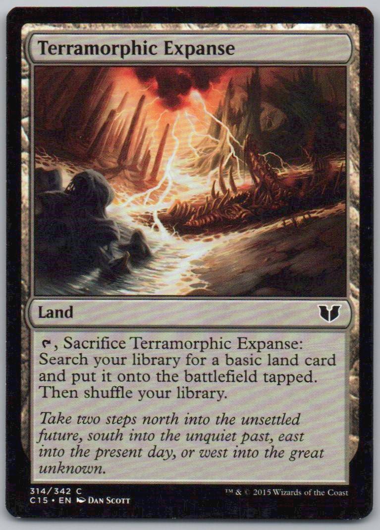 Terramorphic Expanse 314 Normal Land Card - Commander 2015