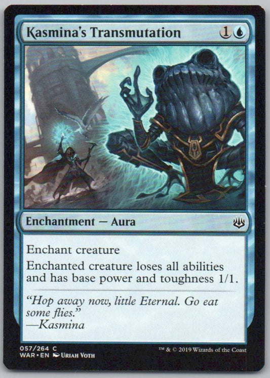 Kasmina's Transmutation 57 Normal Enchantment Card - War of the Spark