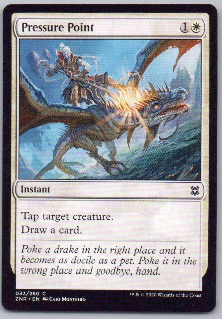 Pressure Point 33 Normal Instant Card - Zendikar Rising
