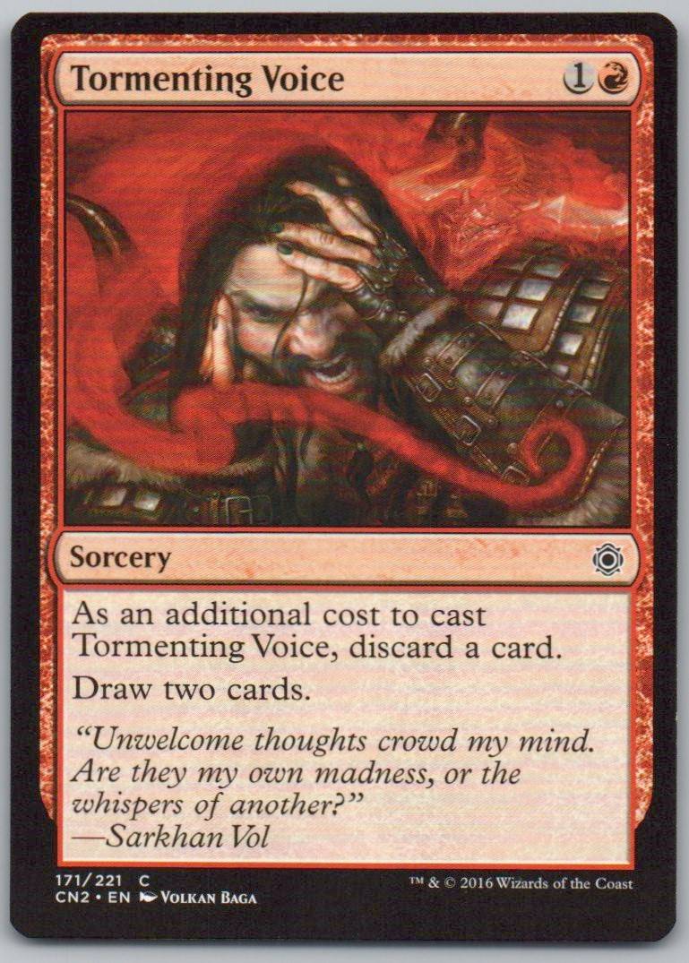 Tormenting Voice 171 Normal Sorcery Card - Conspiracy: Take the Crown