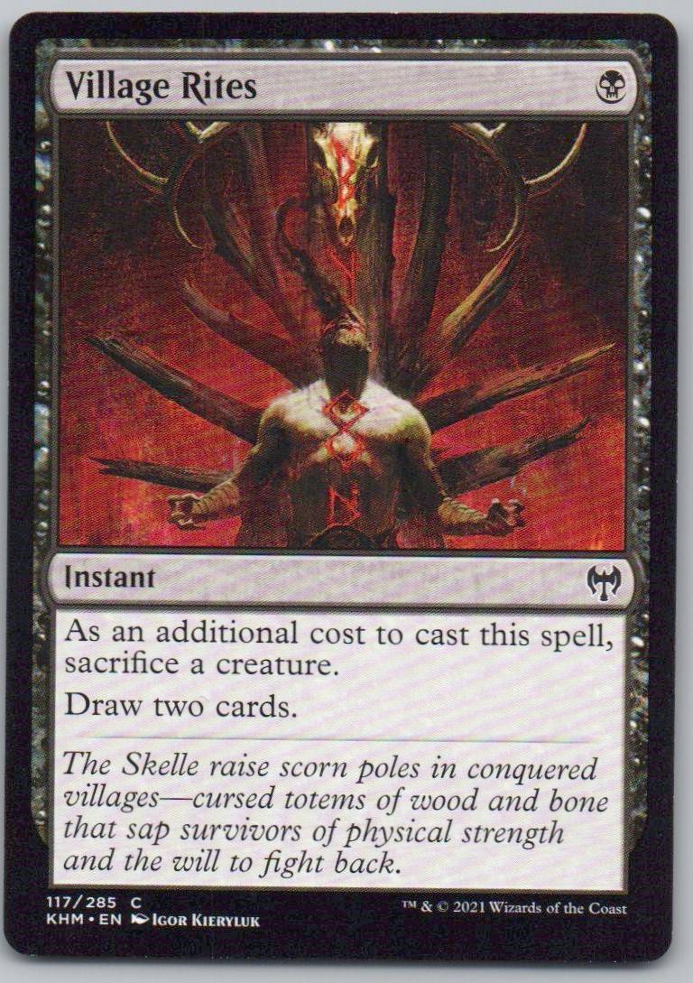 Village Rites 117 0 Instant Card - Kaldheim