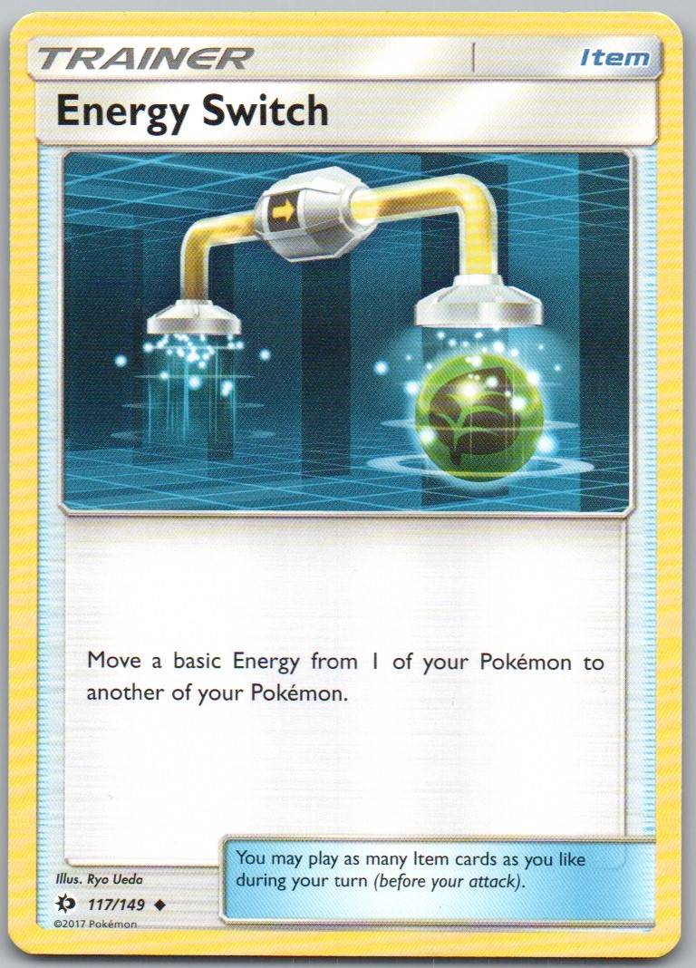 Energy Switch 117 Normal Trainer Card - Sun & Moon Base