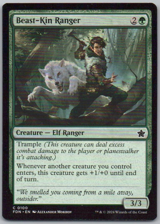 Beast-Kin Ranger 100 Normal Creature Card - Foundations