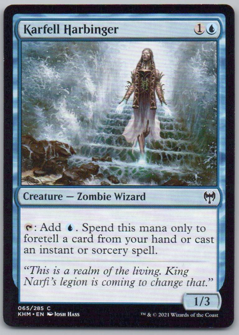 Karfell Harbinger 65 Normal Creature Card - Kaldheim