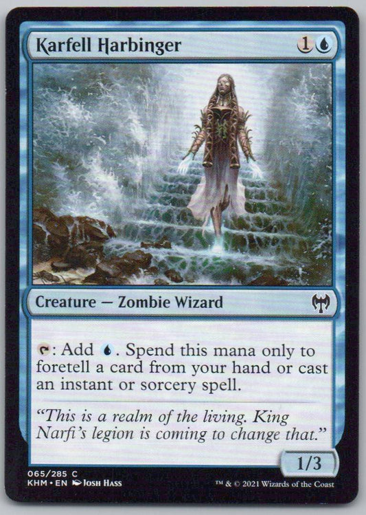 Karfell Harbinger 65 Normal Creature Card - Kaldheim