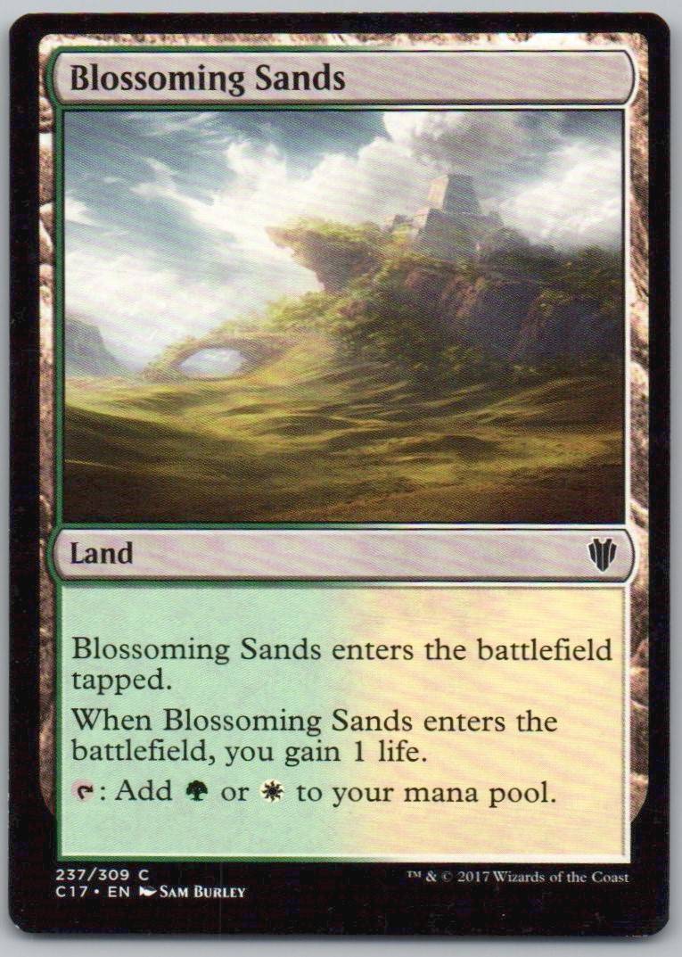 Blossoming Sands 237 Normal Land Card - Commander 2017