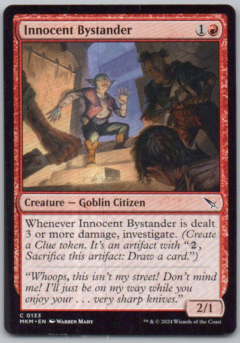 Innocent Bystander 133 0 Creature Card - Murders at Karlov Manor