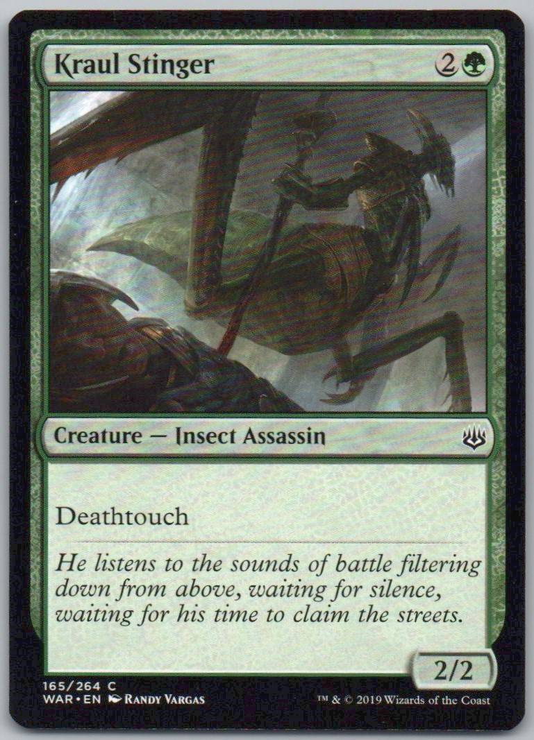 Kraul Stinger 165 Normal Creature Card - War of the Spark
