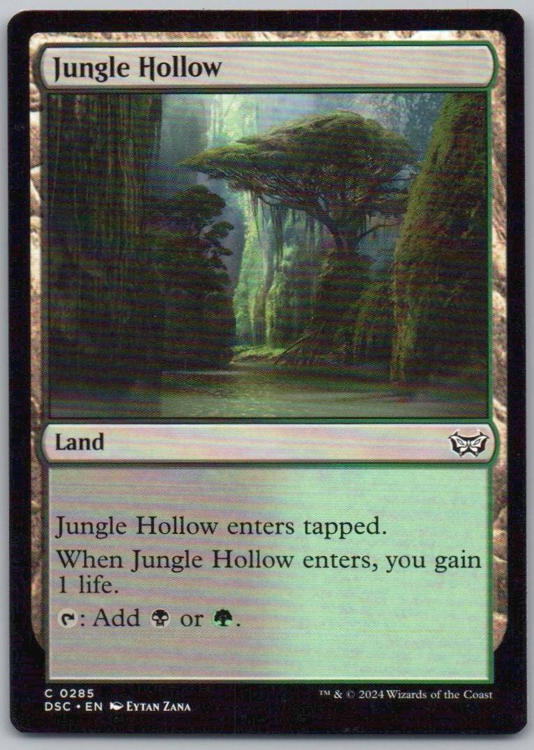 Jungle Hollow 285 Normal Land Card - Commander: Duskmourn: House of Horror