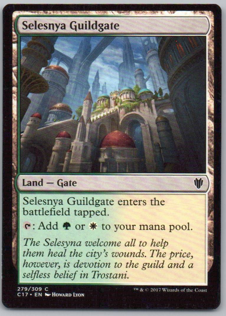 Selesnya Guildgate 279 Normal Land Card - Commander 2017