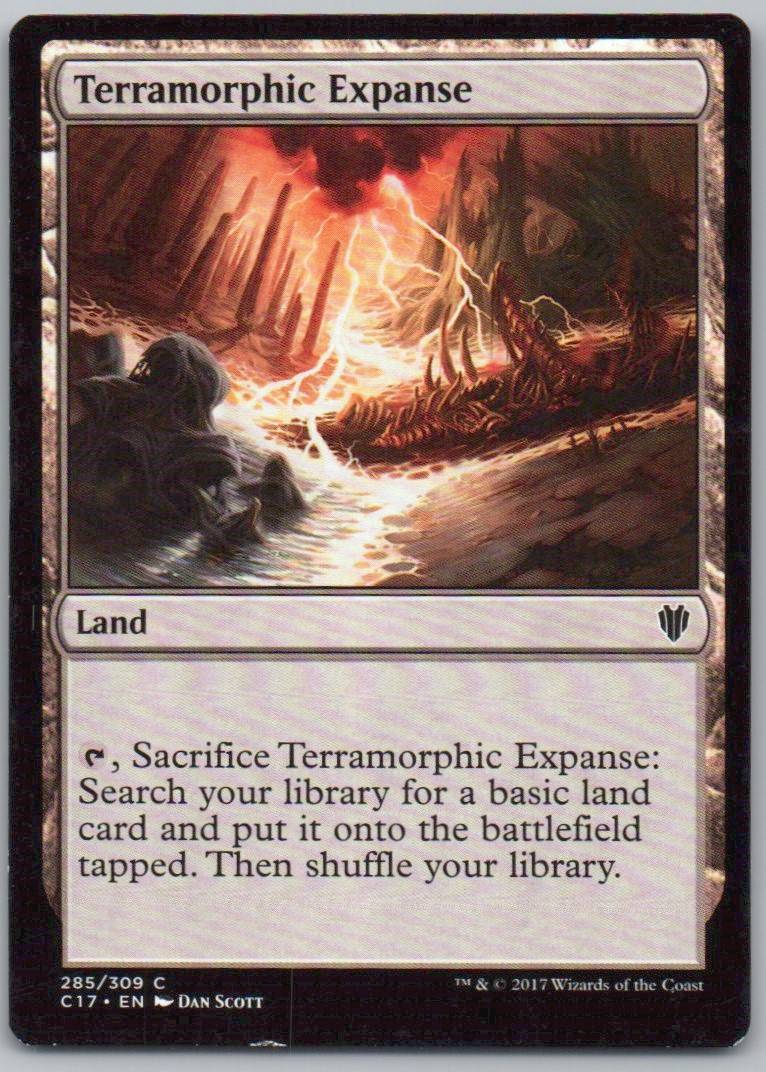Terramorphic Expanse 285 Normal Land Card - Commander 2017
