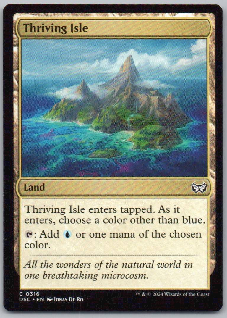 Thriving Isle 316 Normal Land Card - Commander: Duskmourn: House of Horror