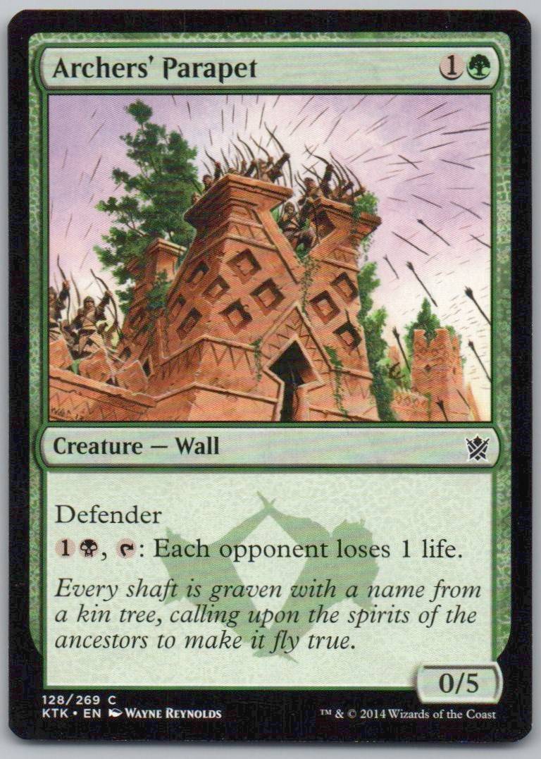 Archers' Parapet 128 0 Creature Card - Khans of Tarkir