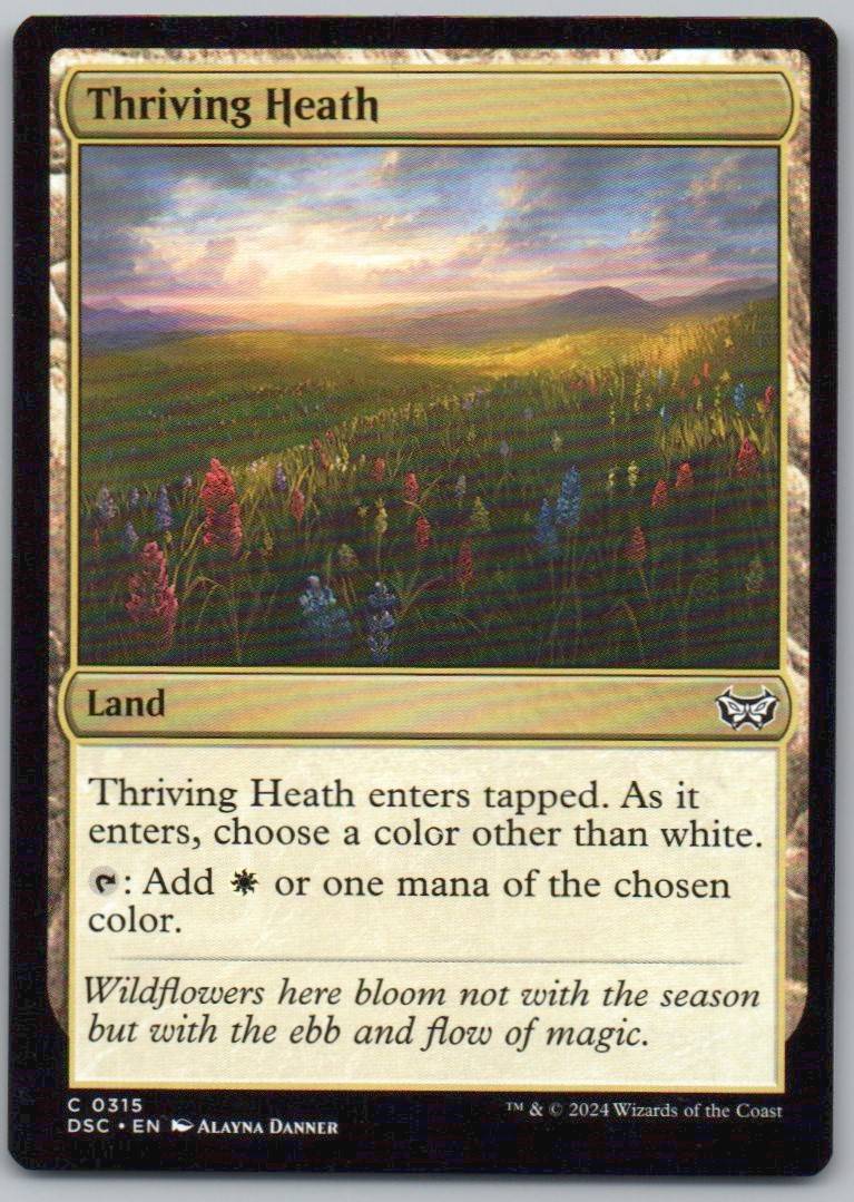Thriving Heath 315 Normal Land Card - Commander: Duskmourn: House of Horror