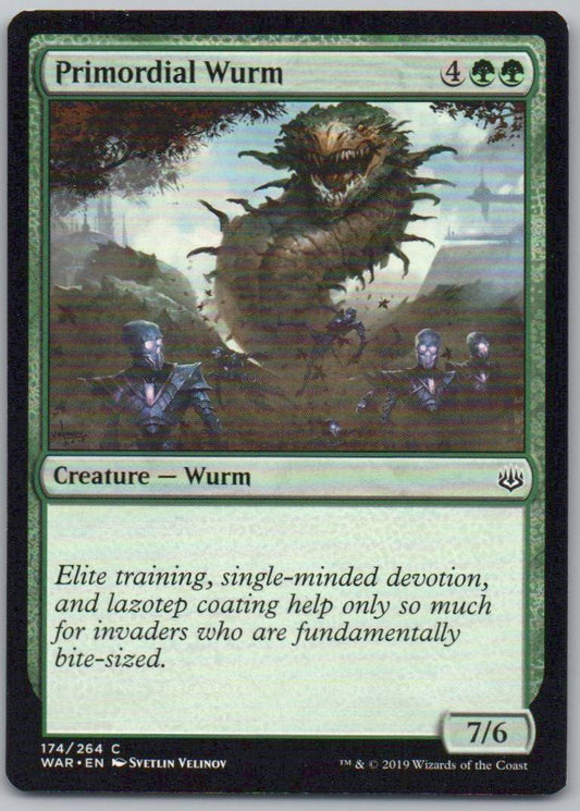 Primordial Wurm 174 Normal Creature Card - War of the Spark