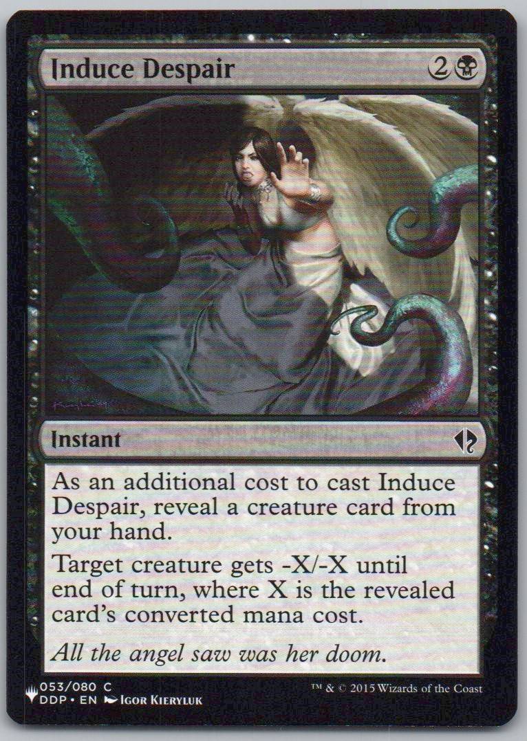 Induce Despair 53 Normal Instant Card - Duel Decks: Zendikar vs. Eldrazi