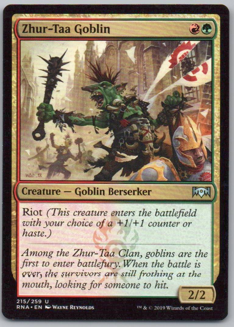 Zhur-Taa Goblin 215 Normal Creature Card - Ravnica Allegiance