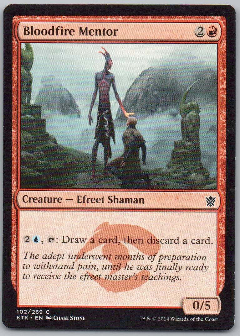 Bloodfire Mentor 102 0 Creature Card - Khans of Tarkir