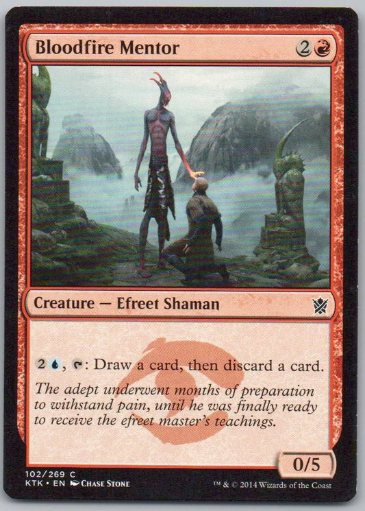 Bloodfire Mentor 102 0 Creature Card - Khans of Tarkir