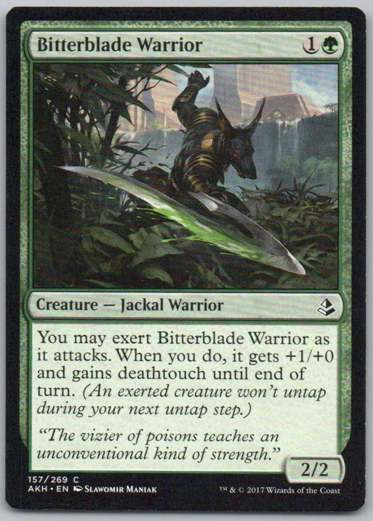 Bitterblade Warrior 157 Normal Creature Card - Amonkhet