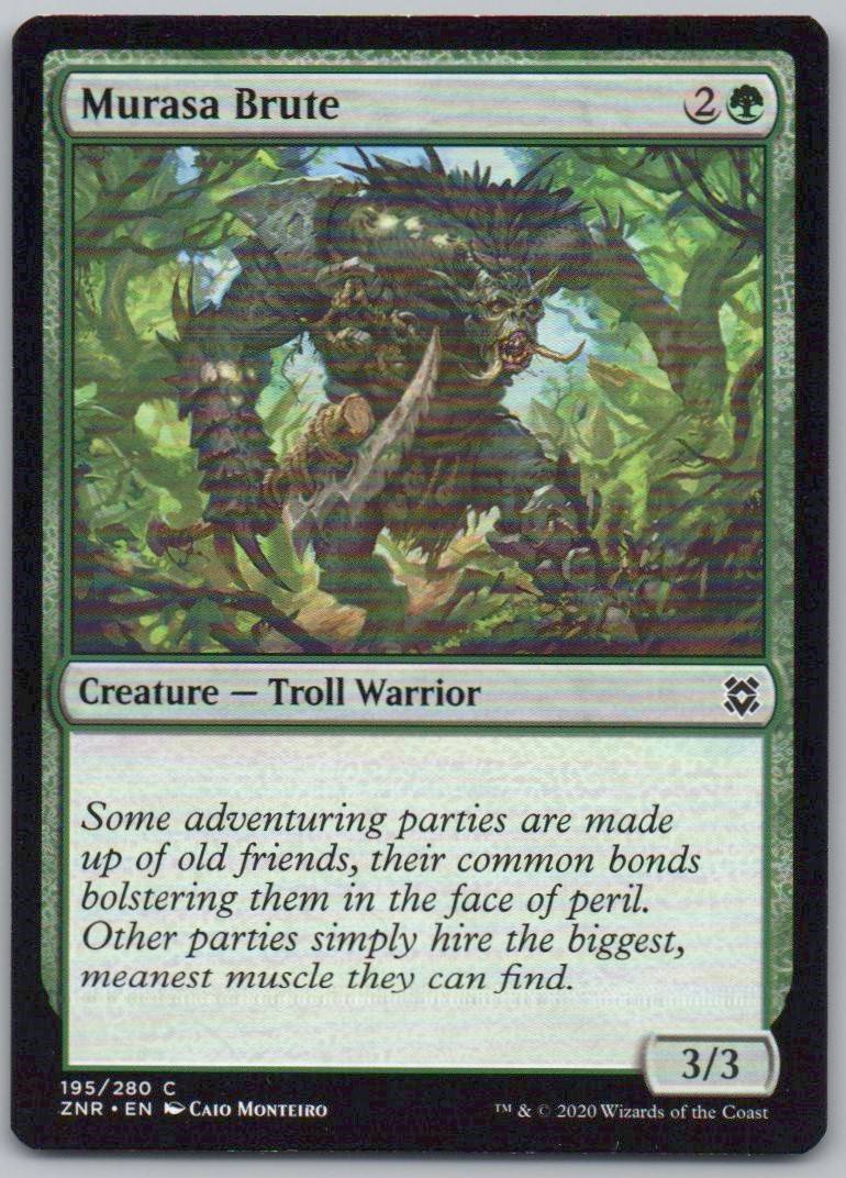 Murasa Brute 195 Normal Creature Card - Zendikar Rising
