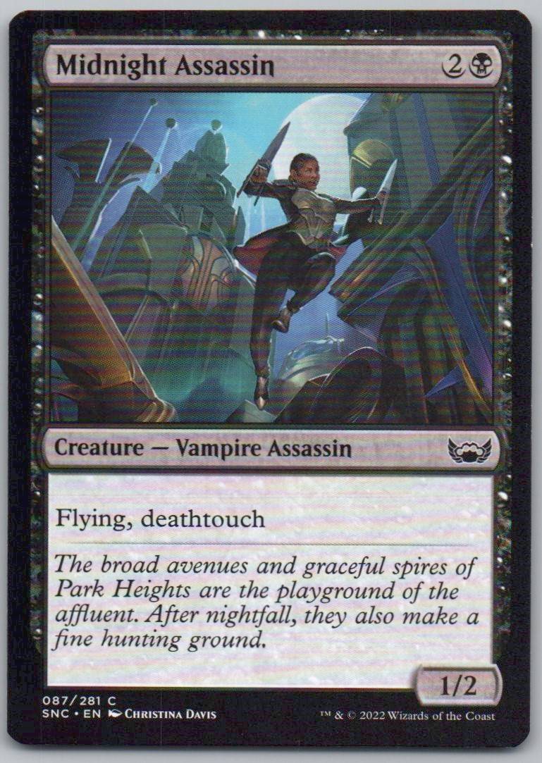 Midnight Assassin 87 Normal Creature Card - Streets of New Capenna