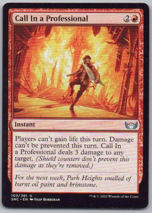 Call In a Professional 103 Normal Instant Card - Streets of New Capenna