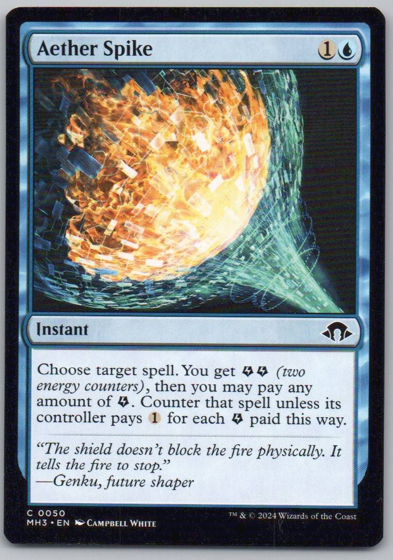 Aether Spike 50 0 Instant Card - Modern Horizons 3