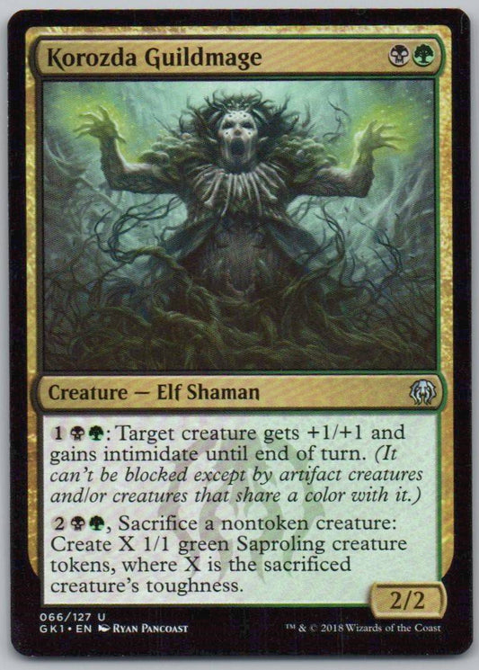 Korozda Guildmage 66 Normal Creature Card - Guilds of Ravnica: Guild Kits