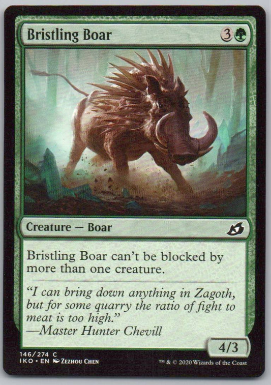 Bristling Boar 146 0 Creature Card - Ikoria: Lair of Behemoths