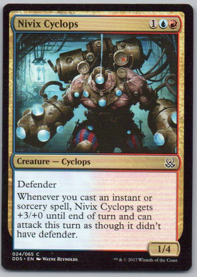 Nivix Cyclops 24 Normal Creature Card - Duel Decks: Mind vs. Might