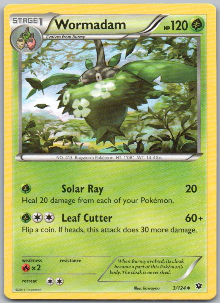 Wormadam 003 Normal Grass Card - Fates Collide