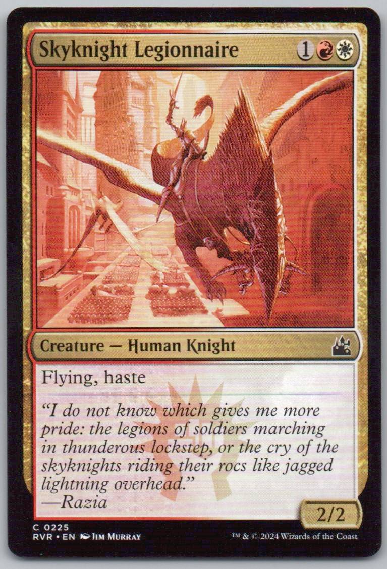 Skyknight Legionnaire 225 Normal Creature Card - Ravnica Remastered