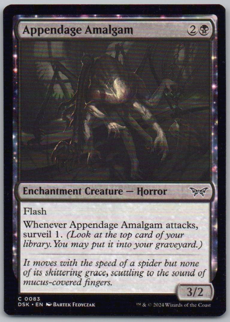 Appendage Amalgam 83 Normal Enchantment Card - Duskmourn: House of Horror