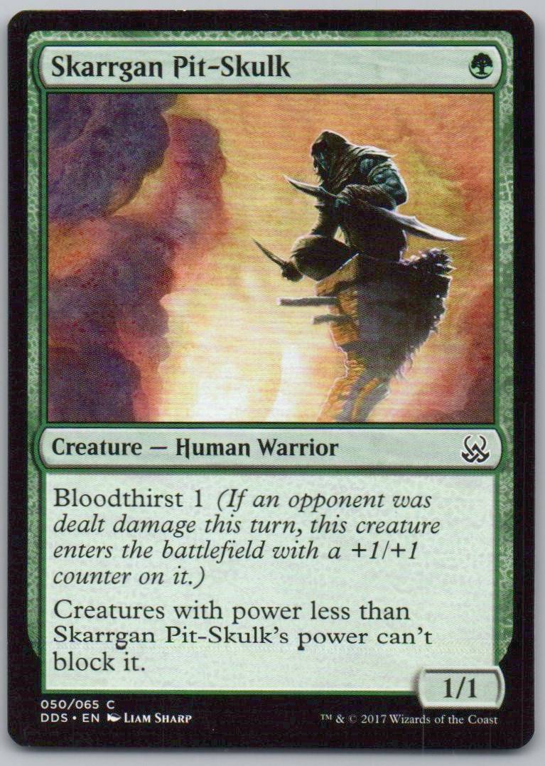 Skarrgan Pit-Skulk 50 Normal Creature Card - Duel Decks: Mind vs. Might