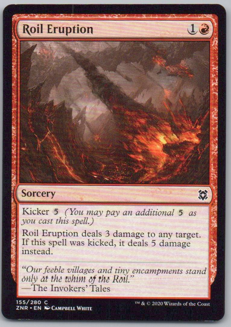 Roil Eruption 155 Normal Sorcery Card - Zendikar Rising