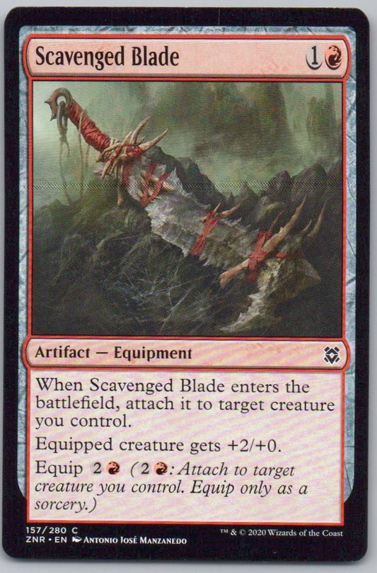 Scavenged Blade 157 Normal Artifact Card - Zendikar Rising