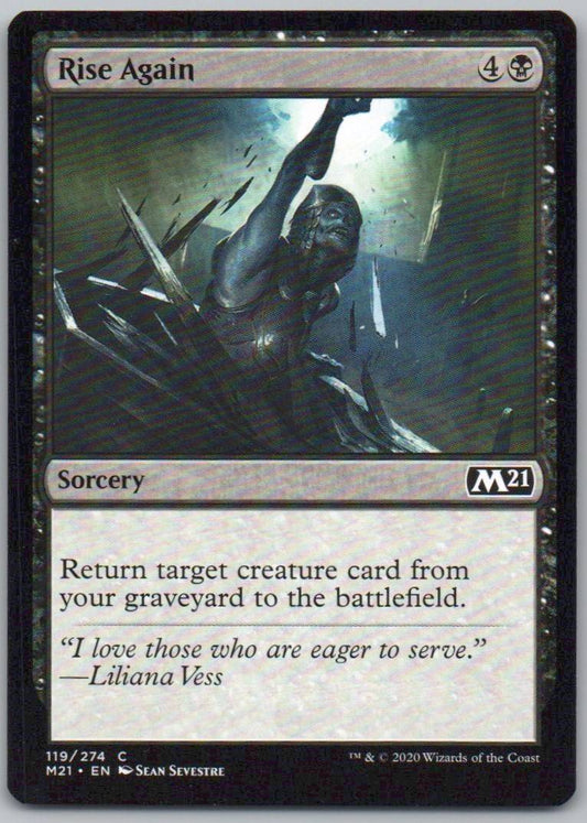 Rise Again 119 Normal Sorcery Card - Core Set 2021