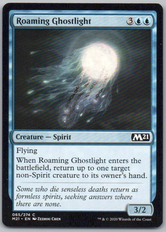Roaming Ghostlight 65 Normal Creature Card - Core Set 2021