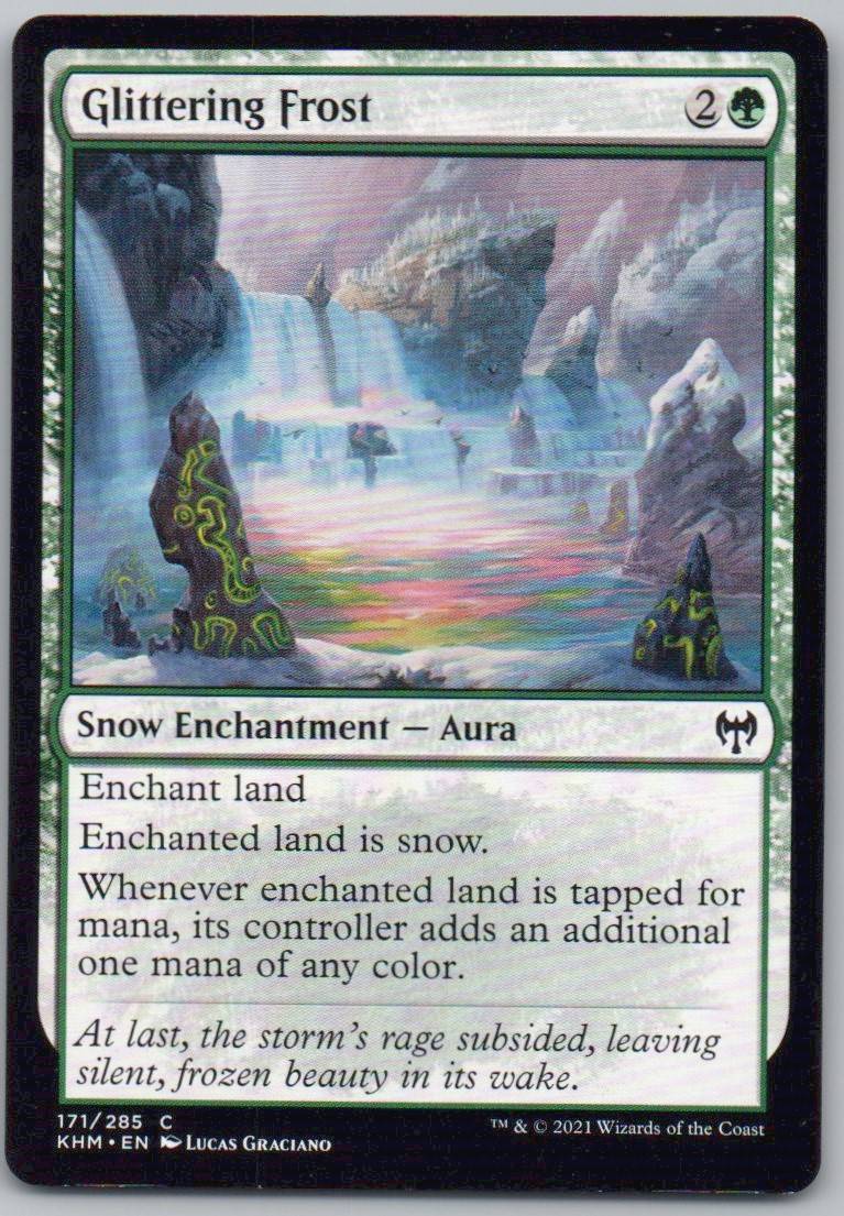 Glittering Frost 171 0 Enchantment Card - Kaldheim