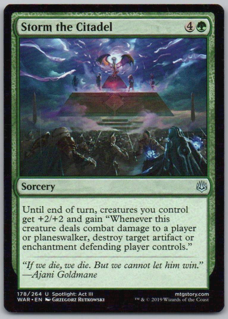 Storm the Citadel 178 Normal Sorcery Card - War of the Spark