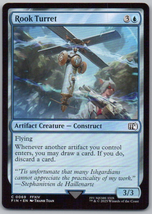 Rook Turret 69 Normal Artifact Card - FINAL FANTASY