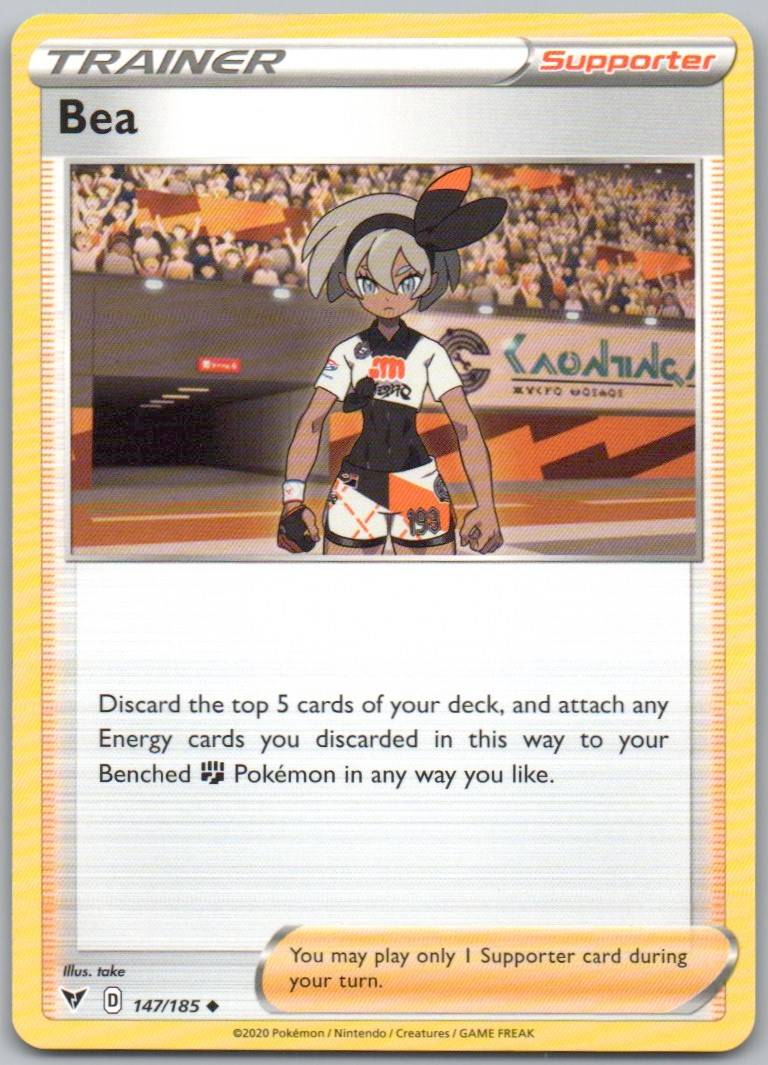 Bea 147 Normal Trainer Card - Vivid Voltage