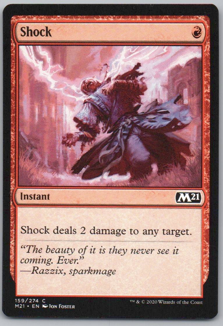 Shock 159 0 Instant Card - Core Set 2021