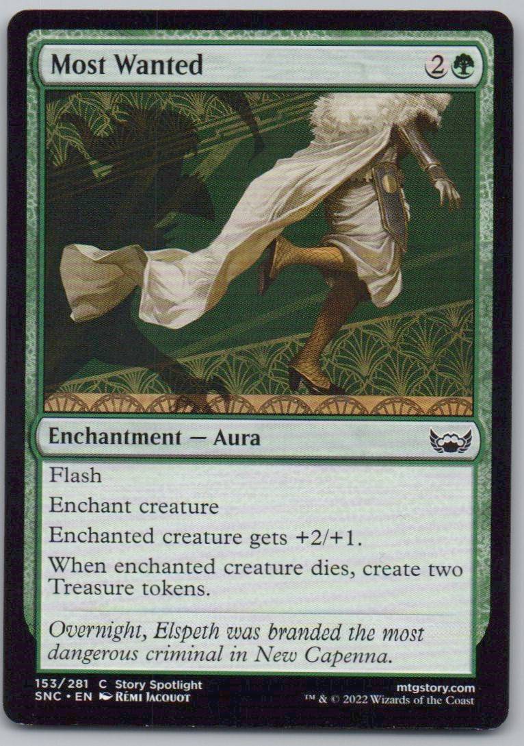 Most Wanted 153 Normal Enchantment Card - Streets of New Capenna