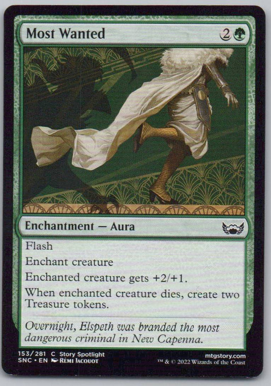 Most Wanted 153 Normal Enchantment Card - Streets of New Capenna