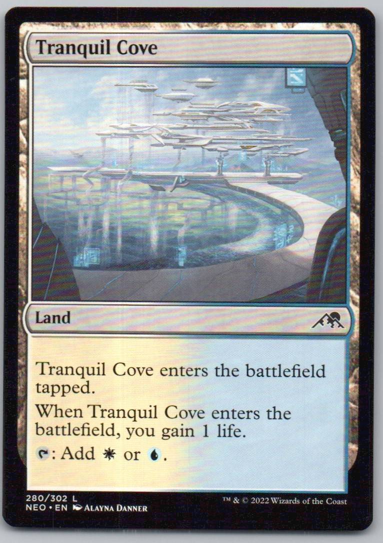 Tranquil Cove 280 Normal Land Card - Kamigawa: Neon Dynasty